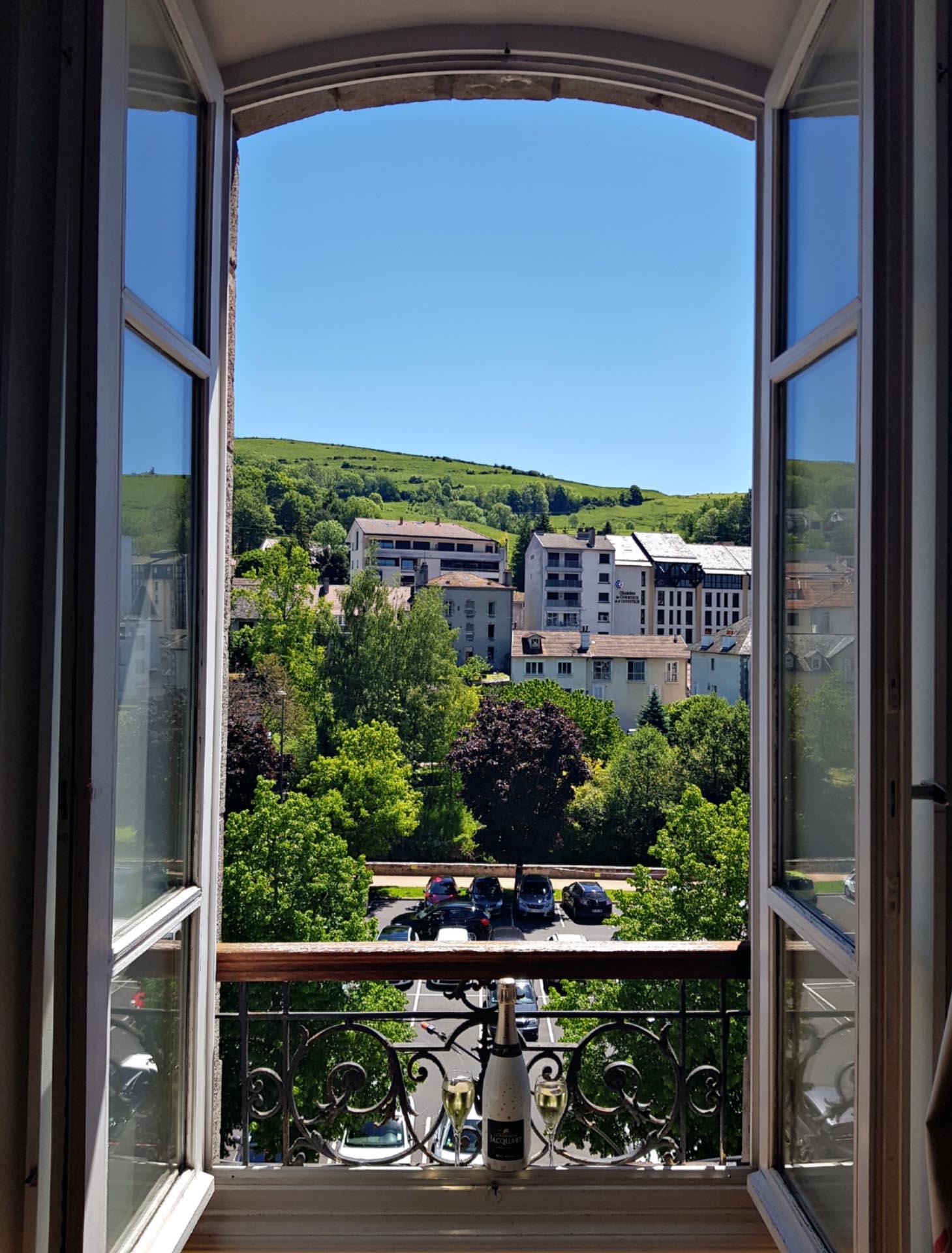 View from the room at the Grand Hôtel Saint-Pierre