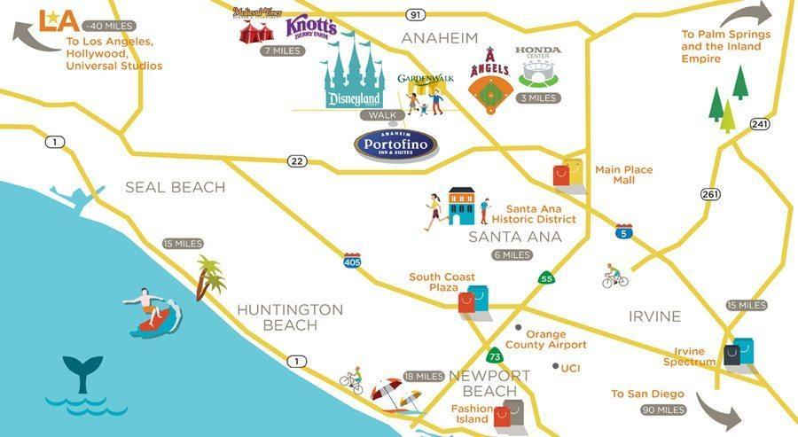 Anaheim Portofino Inn Suites Walking Distance To Disneyland