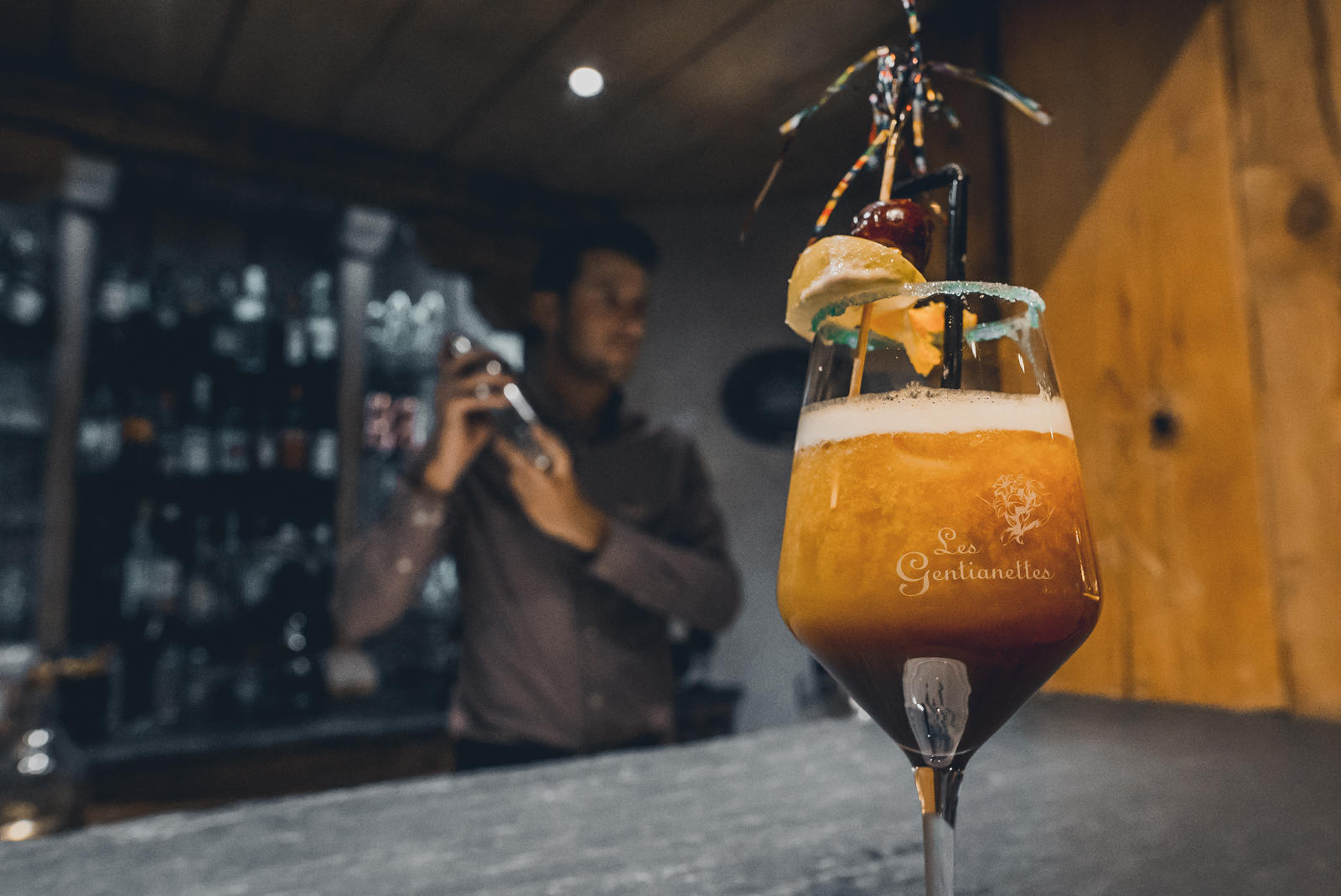 Barman et Cocktail au Les Gentianettes,The Originals Relais