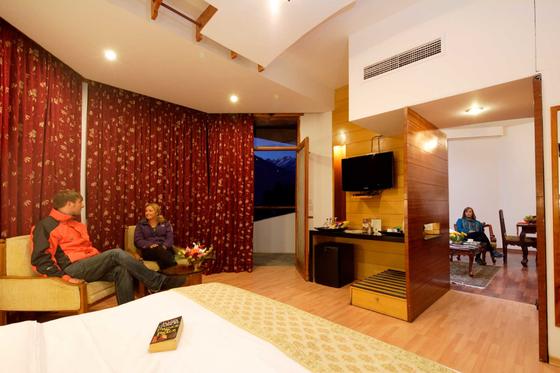 Deluxe Suite at ManuAllaya Resort Spa Manali in Himachal Pradesh