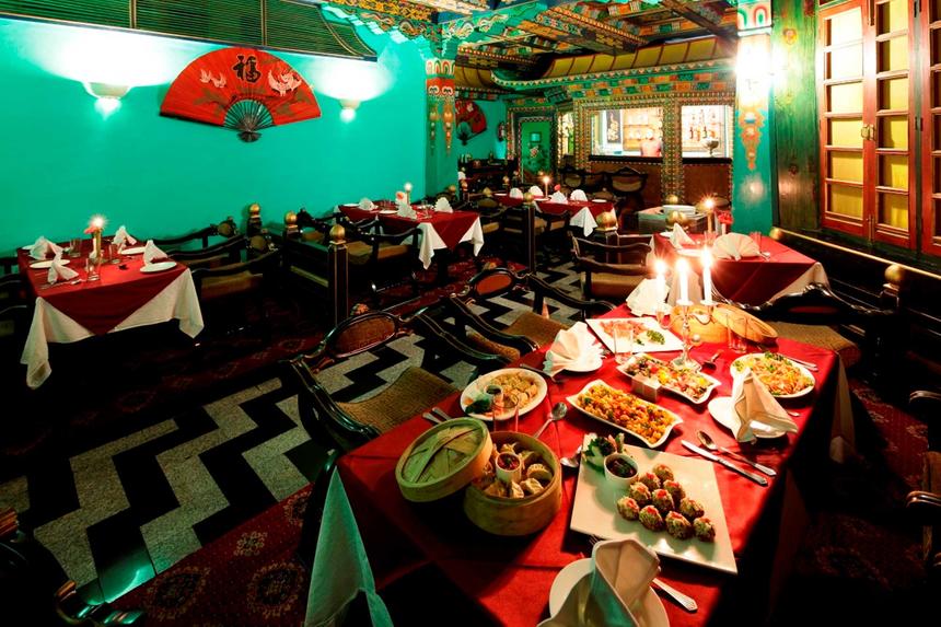 Restaurant at ManuAllaya Resort Spa Manali in Himachal Pradesh