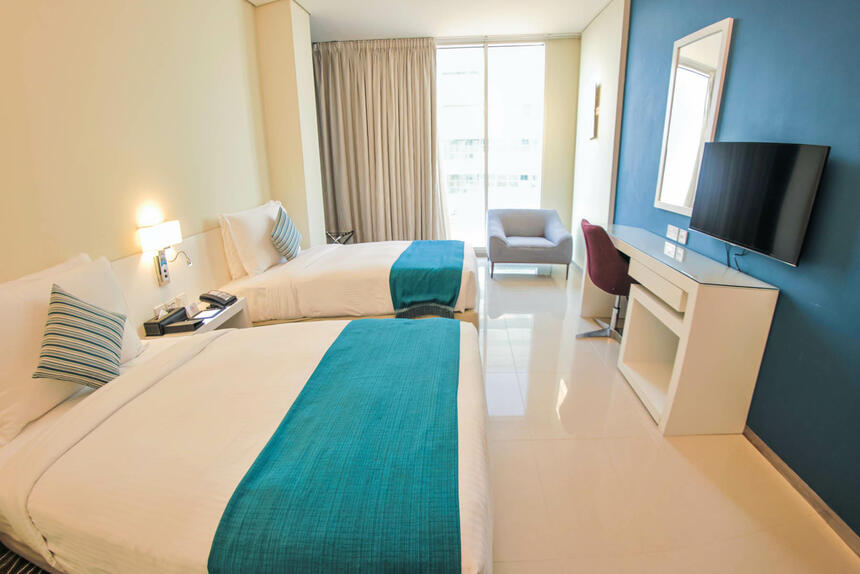 Deluxe Twin Room at Spectrums Hotel Riyadh