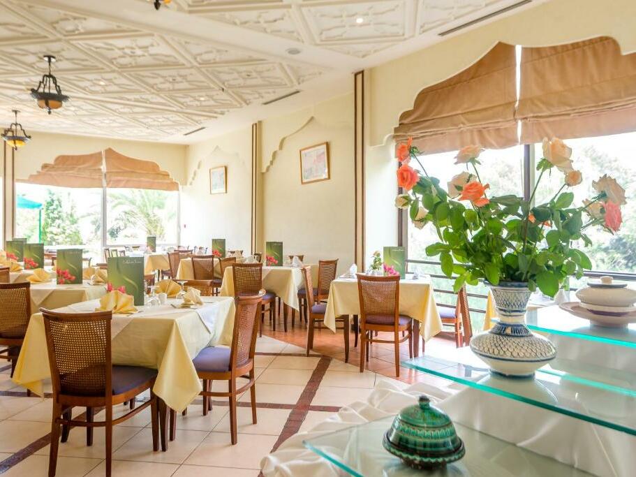 Interior Dining Area at Farah Safi Hotel