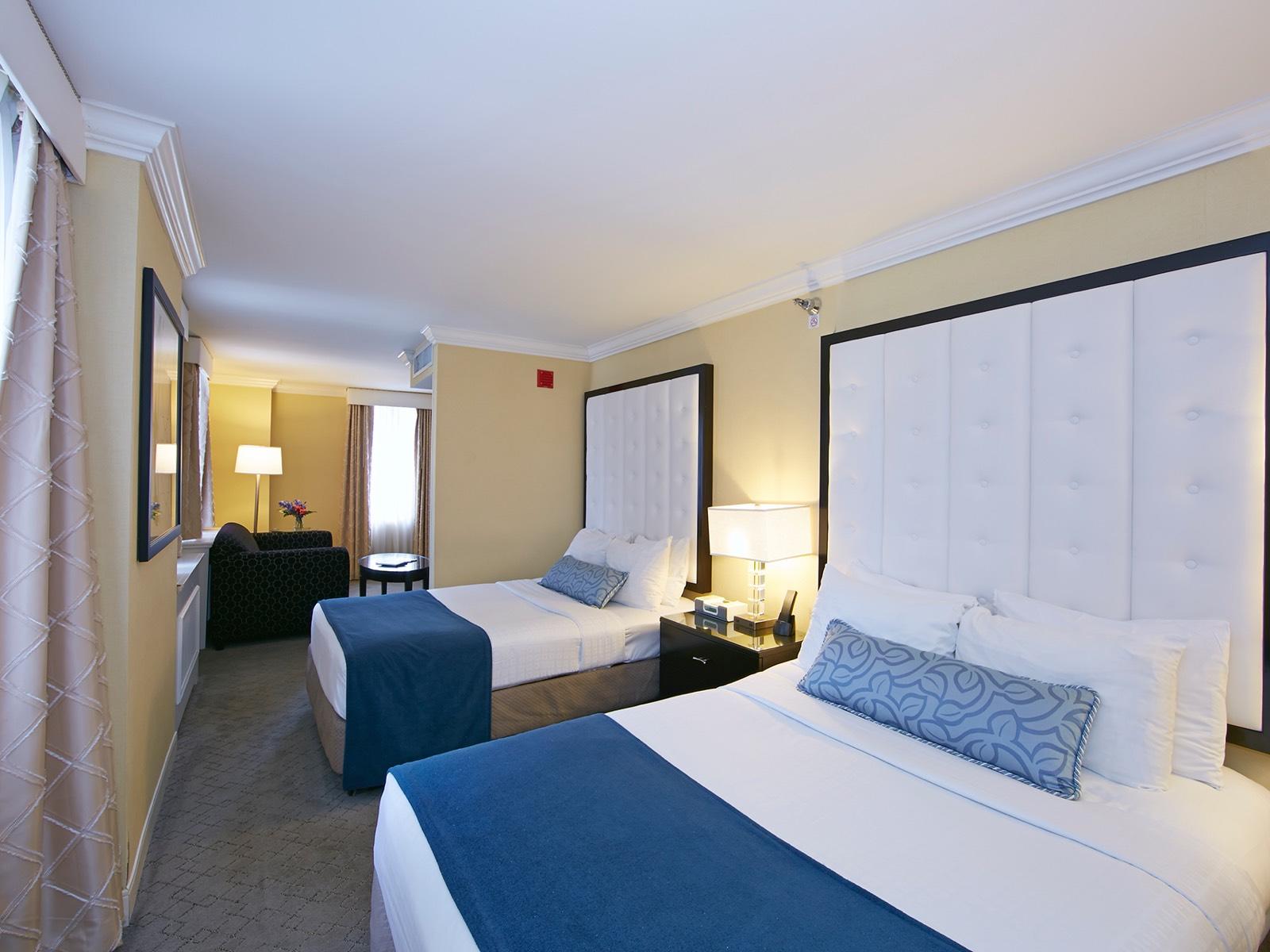 Premium Suite Two Queen Beds Rooms at Warwick Allerton Chicago