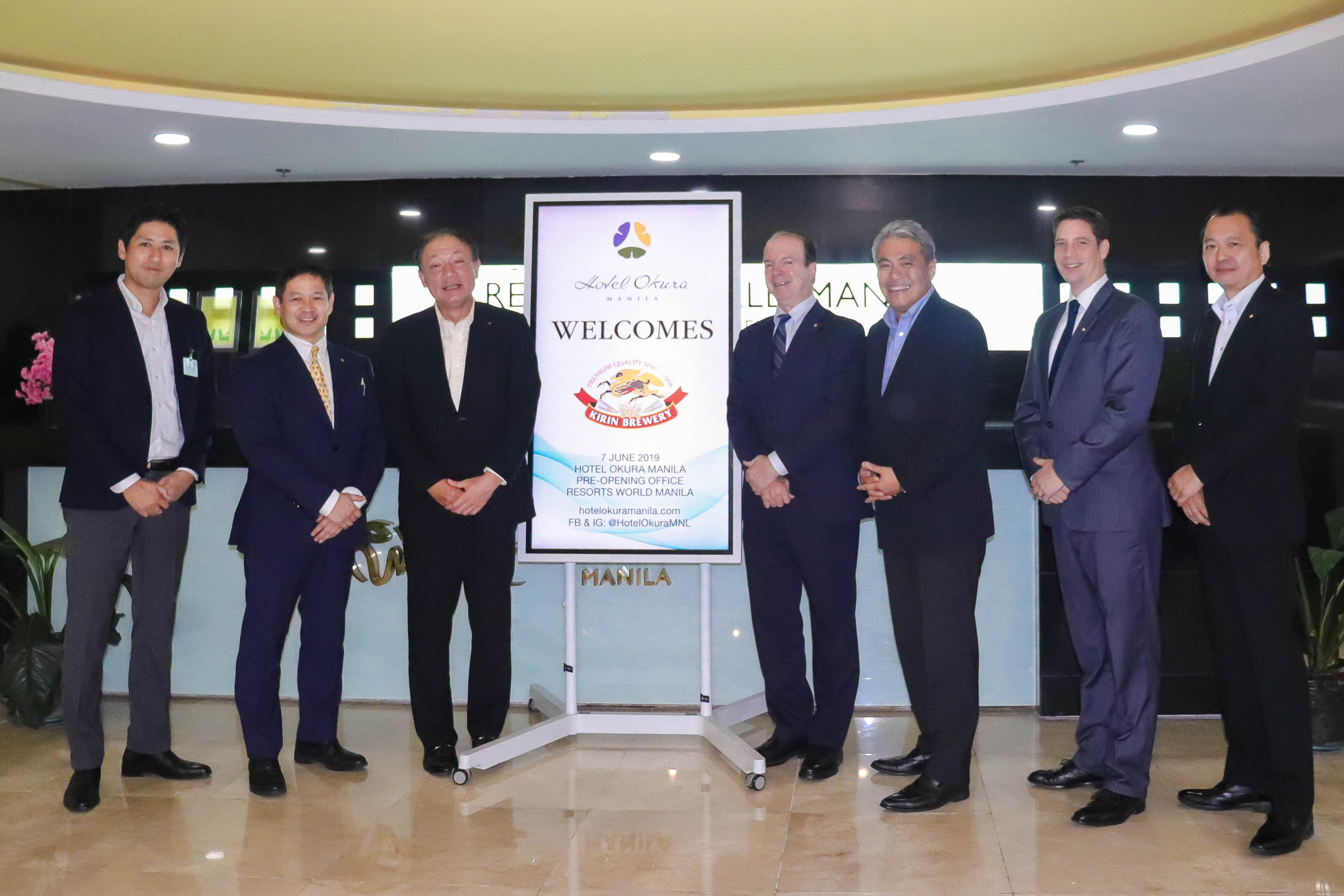 Hotel Okura Manila Welcomes Kirin Brewery at Resorts World Manila