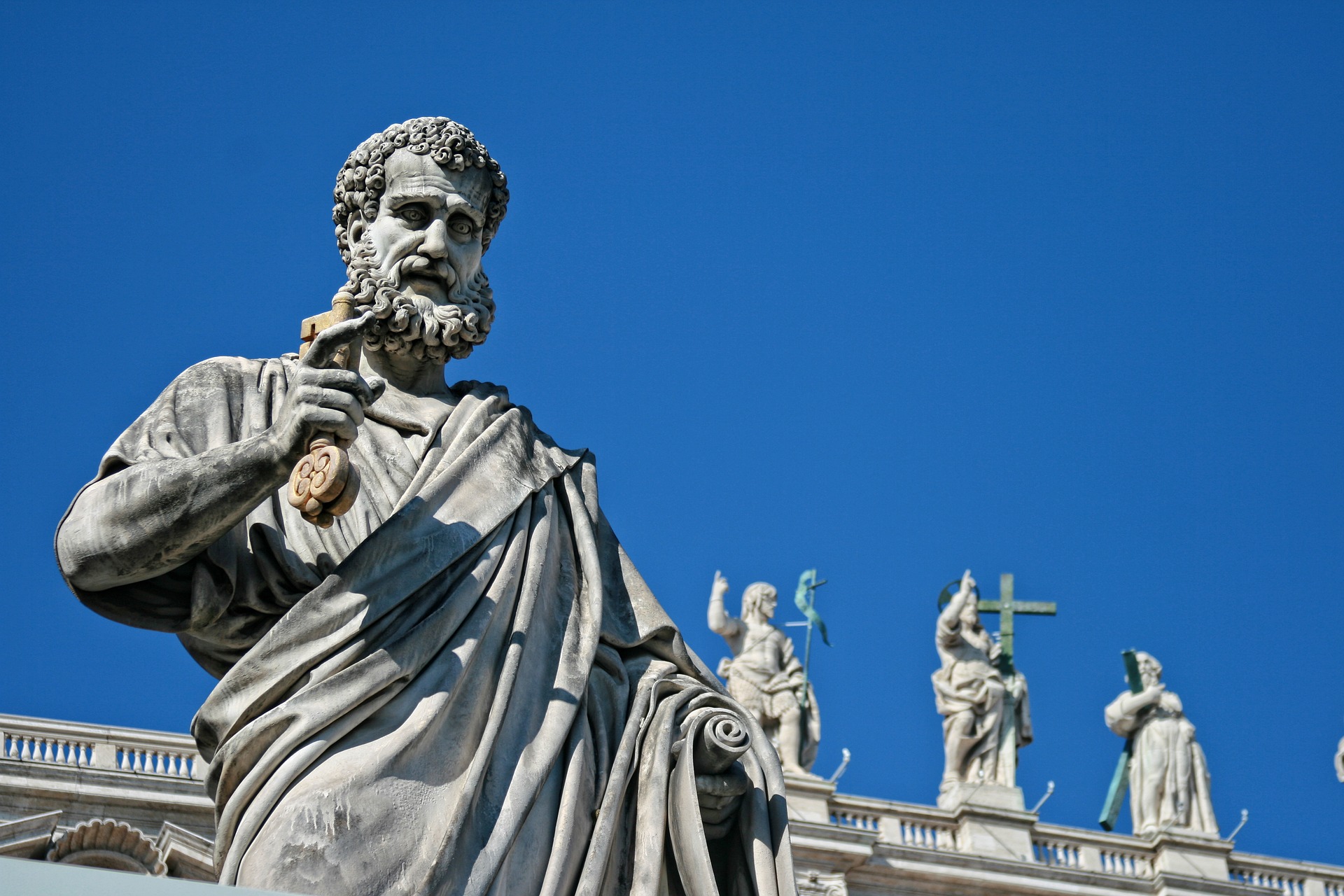 Statua classica a Roma
