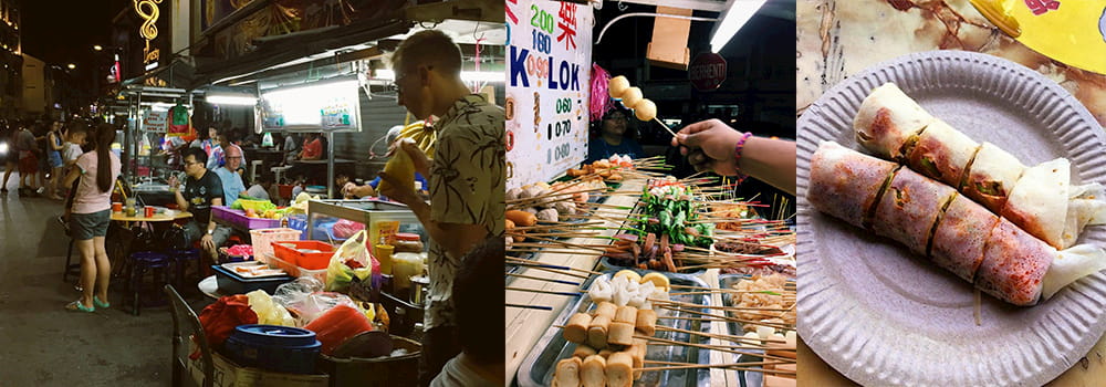 Chulia Street Hawker, one of the famous street food place in Penang