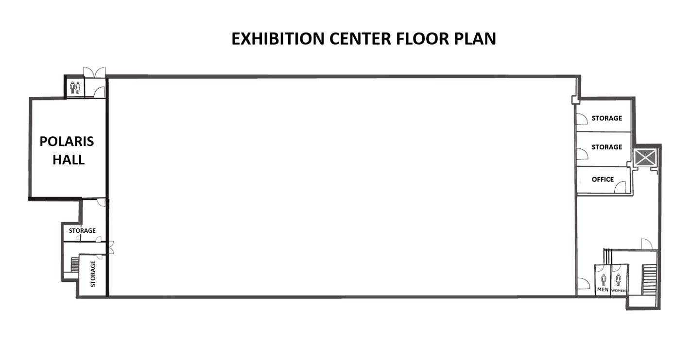 Exhibition Center Floor Plan at Honor’s Haven Retreat