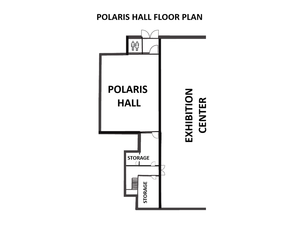 Polaris Hall Floor Plan at Honor’s Haven Retreat