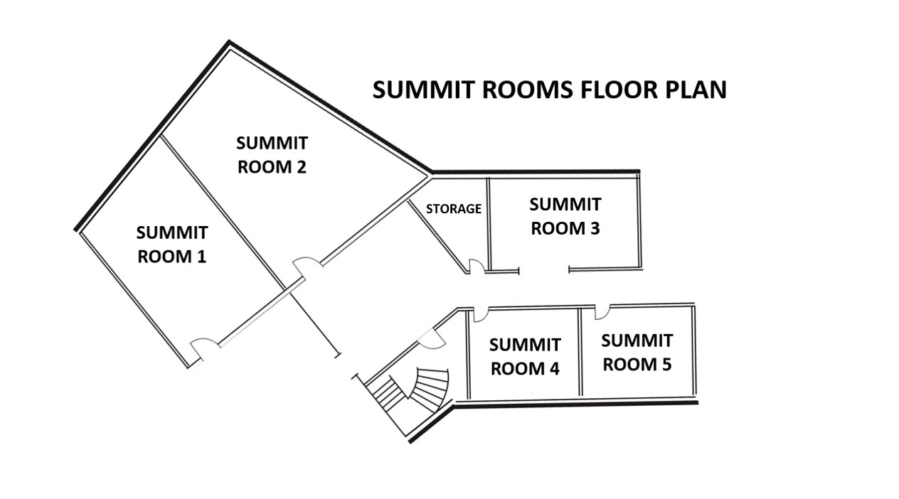 Summit Rooms Floor Plan at Honor’s Haven Retreat