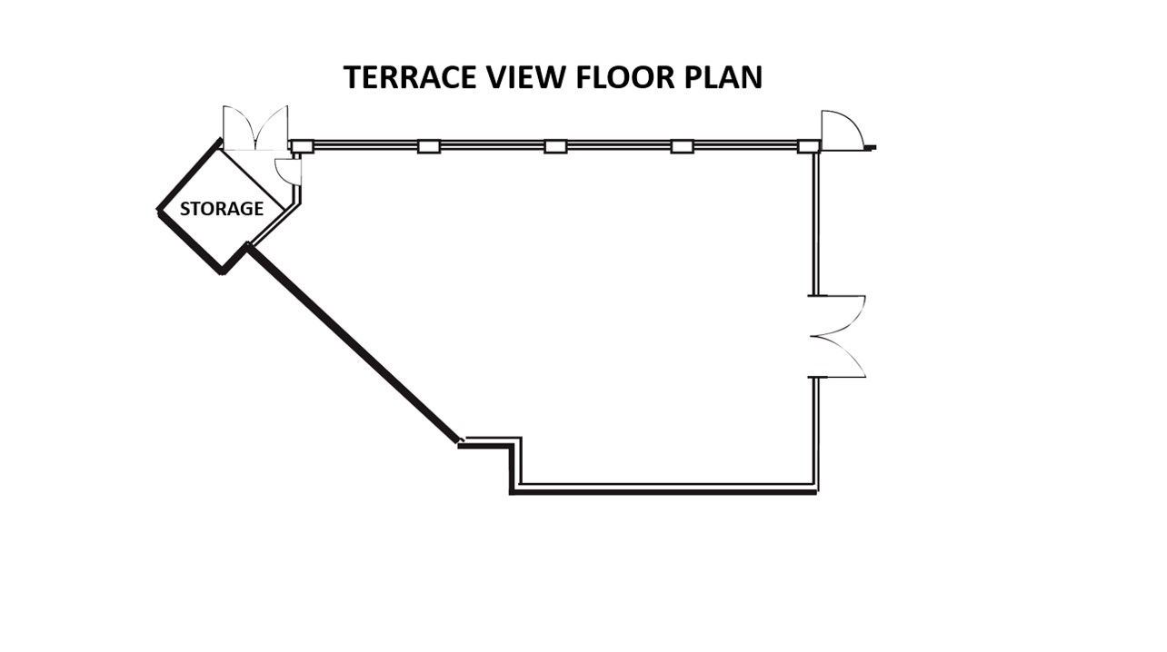 Terrace View Floor Plan at Honor’s Haven Retreat