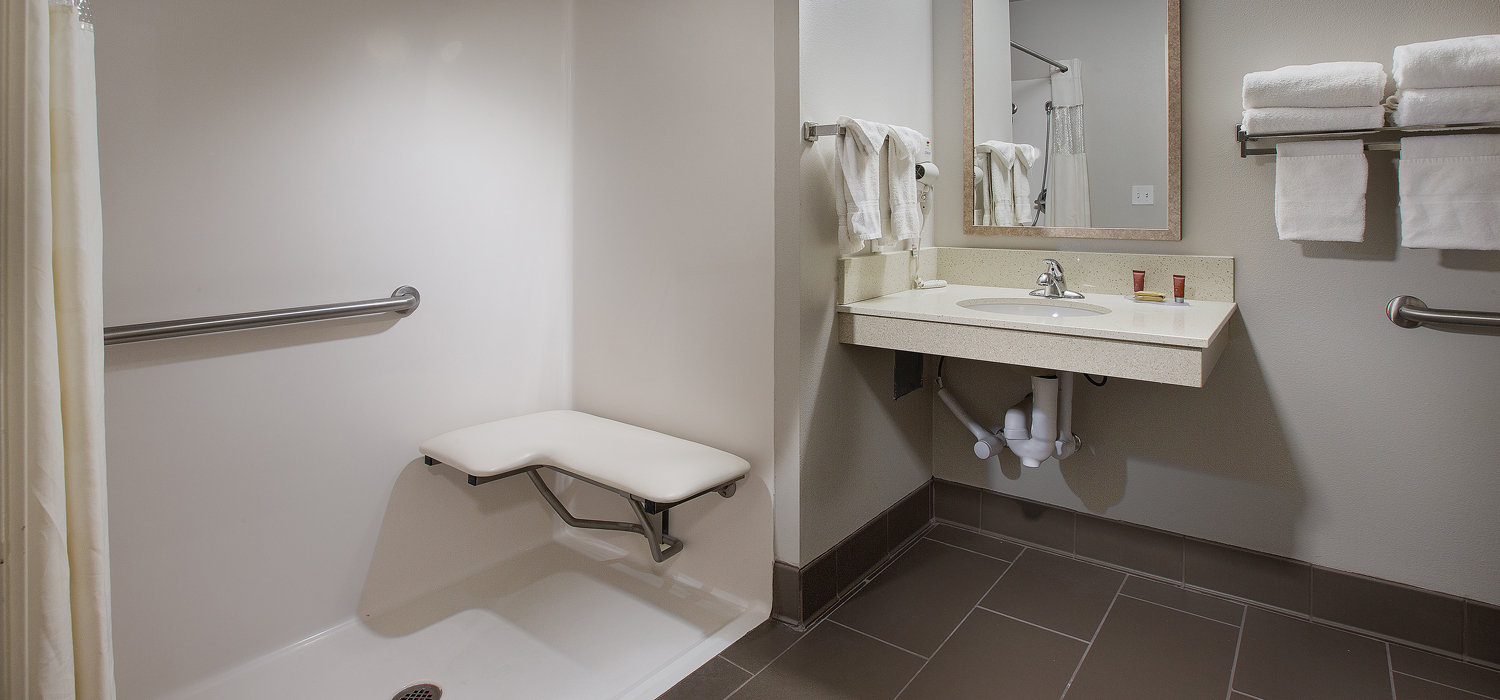 Coast Hotels accessible bathroom