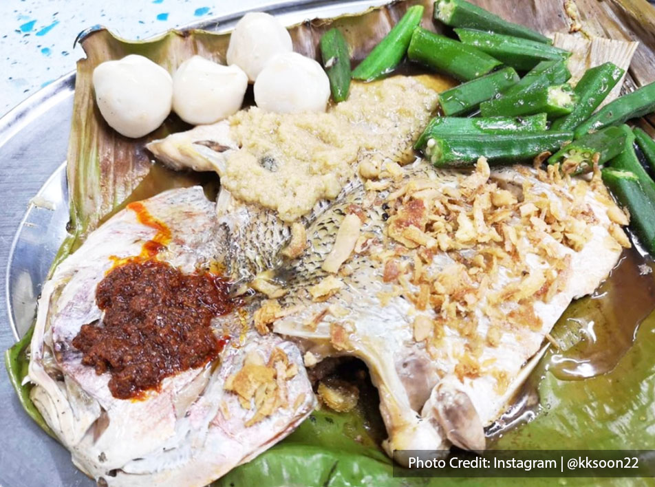 Grilled 3 Season Fish from Gim Men Teppanyaki, one of the best non-halal restaurant in Port Dickson