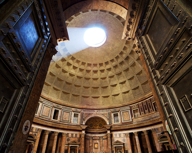 Il Pantheon si veste di luce 