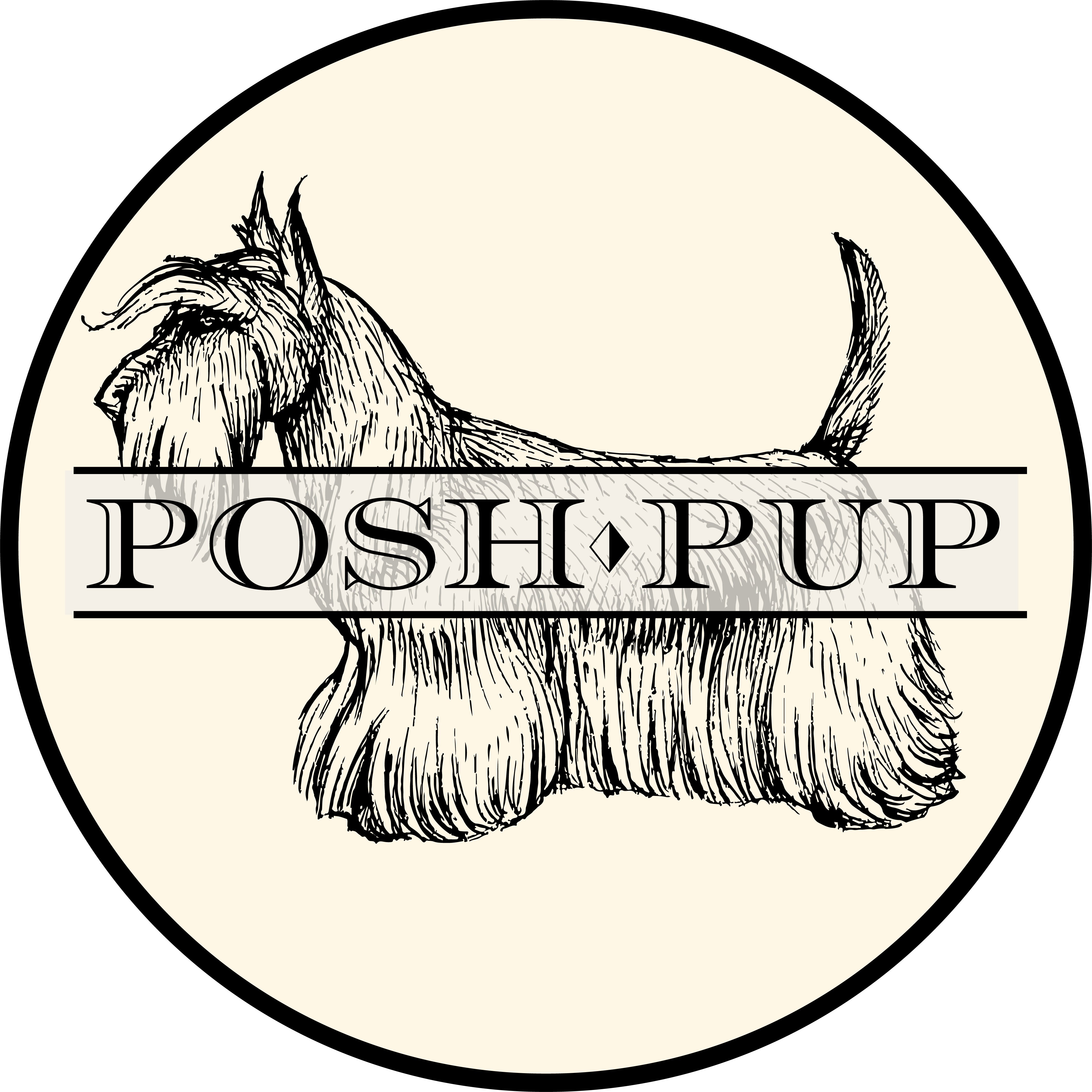 Posh pup treats logo used at ArtHouse Hotel