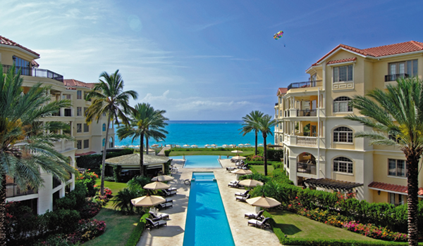 Attractive exterior view of The Somerset On Grace Bay