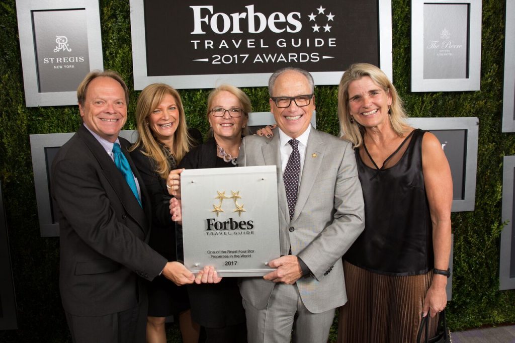 Receiving Forbes prestigious award, The Somerset On Grace Bay