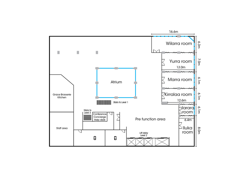 Floor plan used at The Grace Sydney