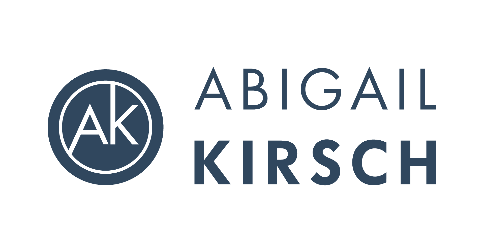 Abigail Kirsch logo used at ArtHouse Hotel