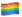 a rainbow colored flag