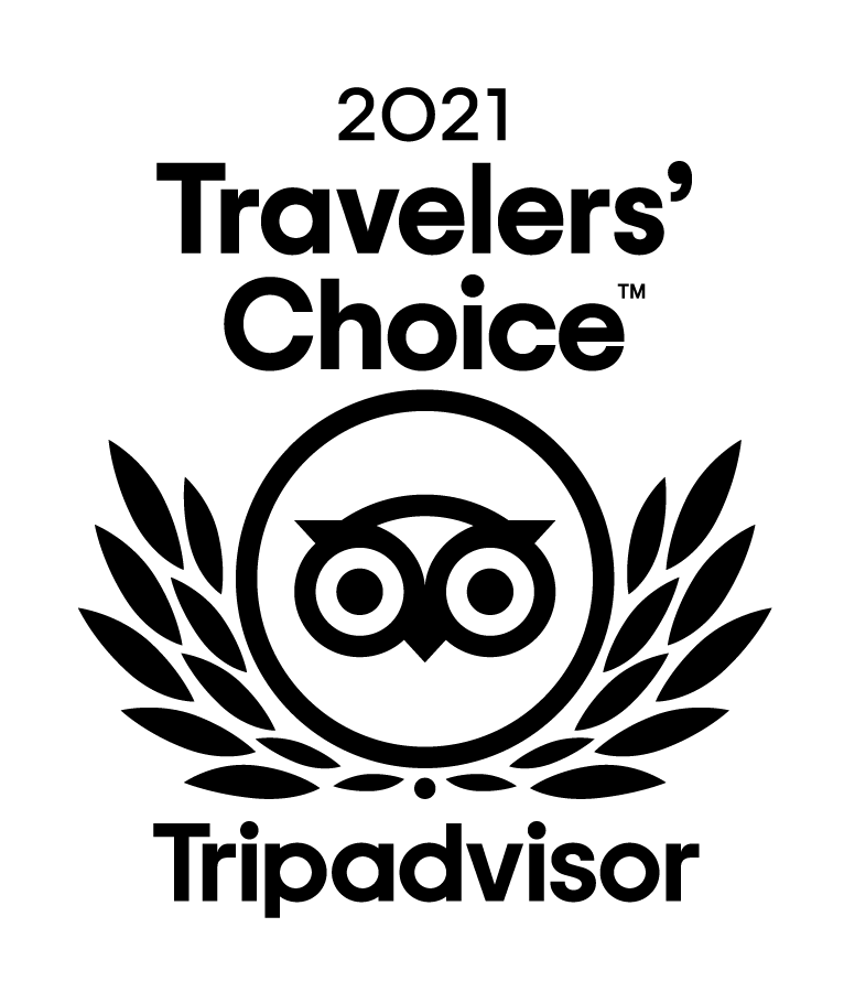 Travelers' Choice Tripadvisor logo at Legacy Vacation Resorts 